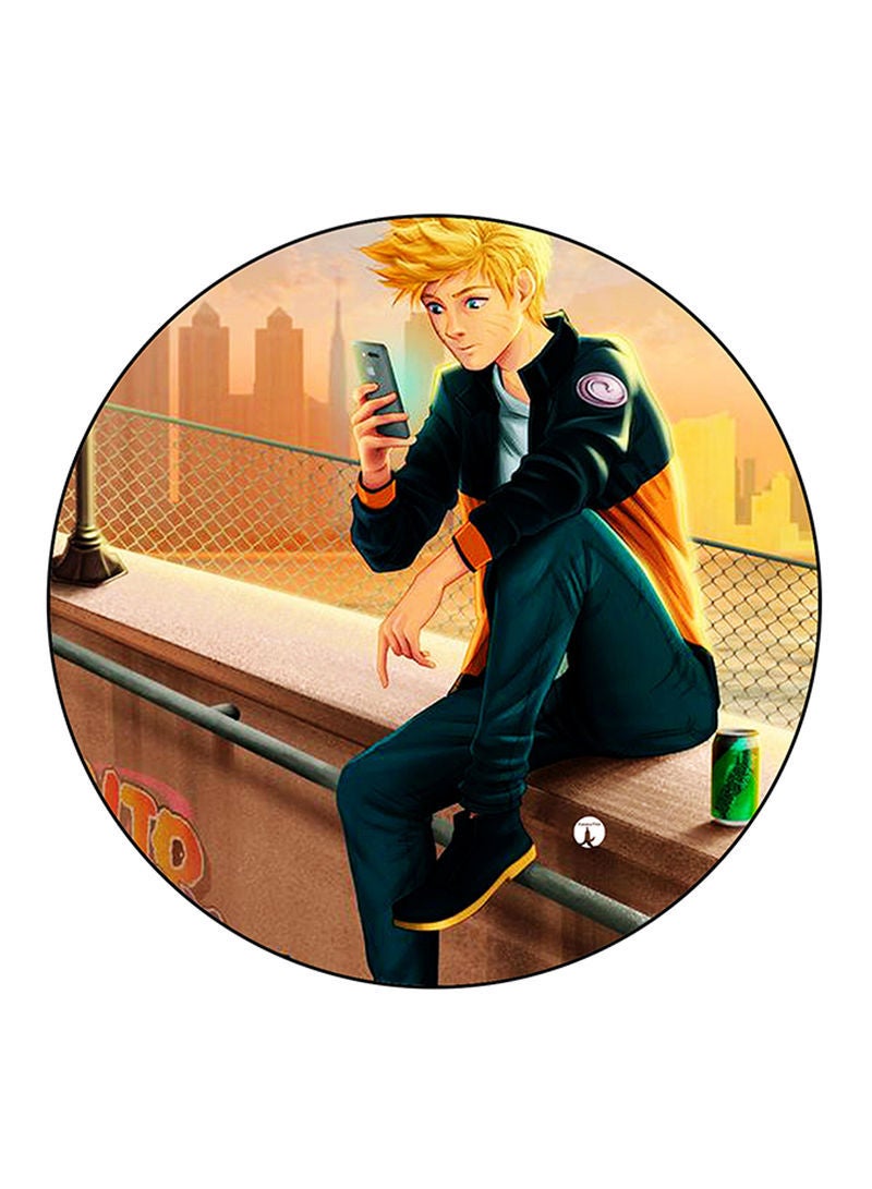 Anime Naruto Printed Mouse Pad Multicolour