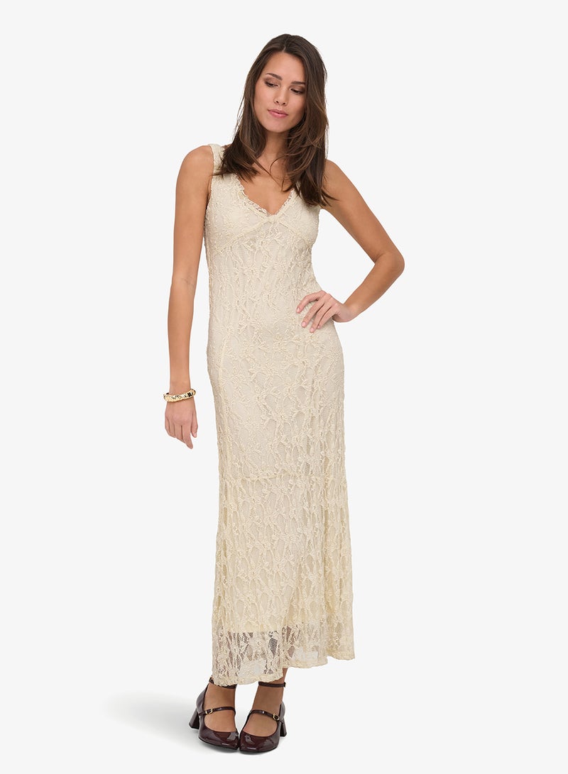 ONLY Onlalbina V-Neck Maxi Dress - Image 1