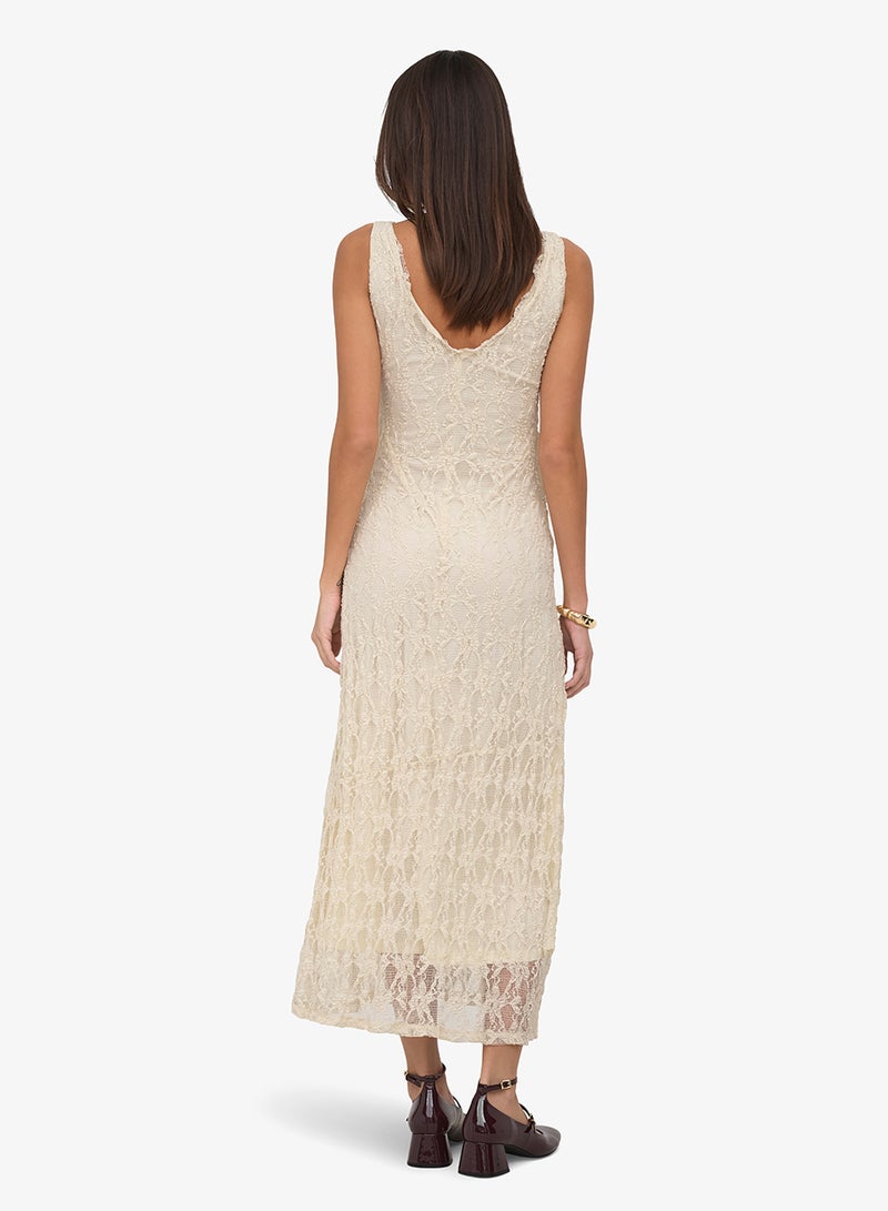 ONLY Onlalbina V-Neck Maxi Dress - Image 2