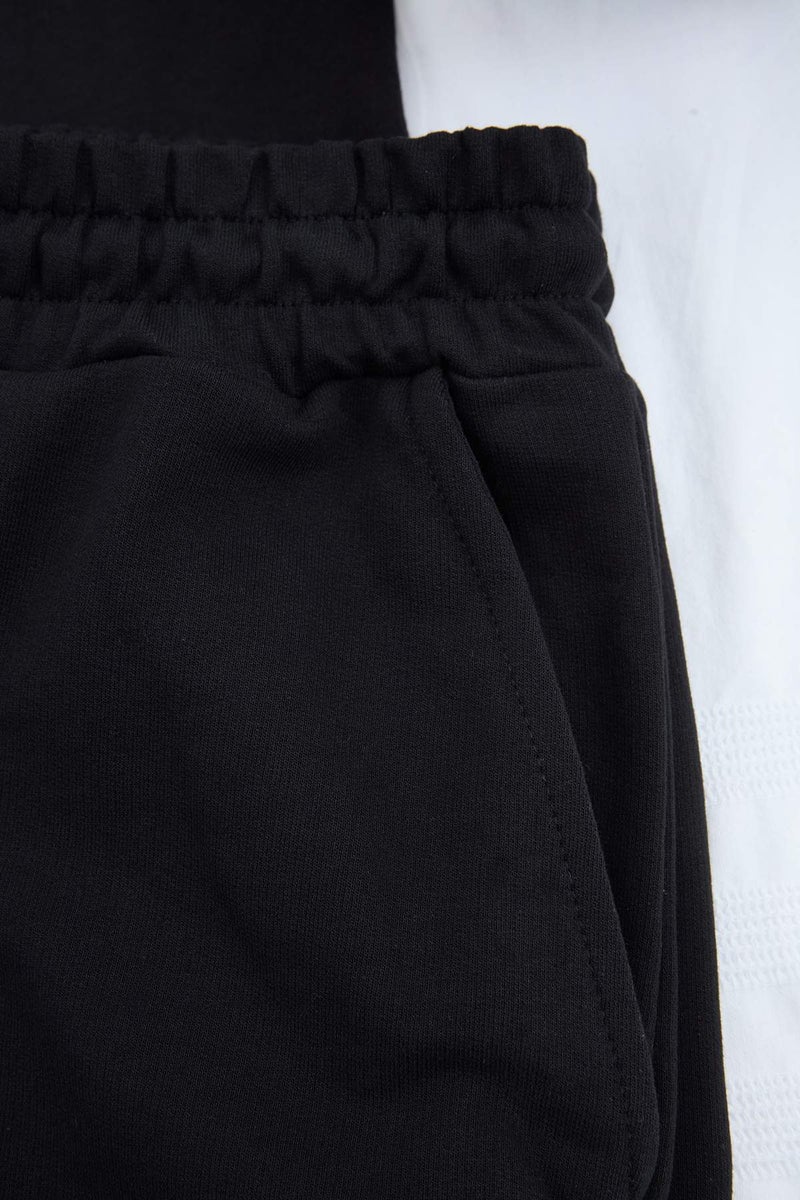 trendyol Black Oversize/Wide Cut 100% Cotton Large Size Tracksuit Set Tmnss26Ts00032 - Image 5