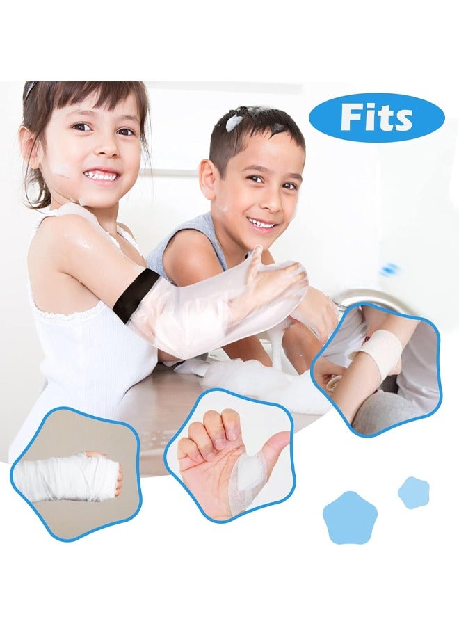 Generic Plaster Arm Waterproof Cover Reusable Swimming Shower Waterproof Cast and Dressing Bath Protector for Broken Children's Arm Bag (Transparent) - Image 4