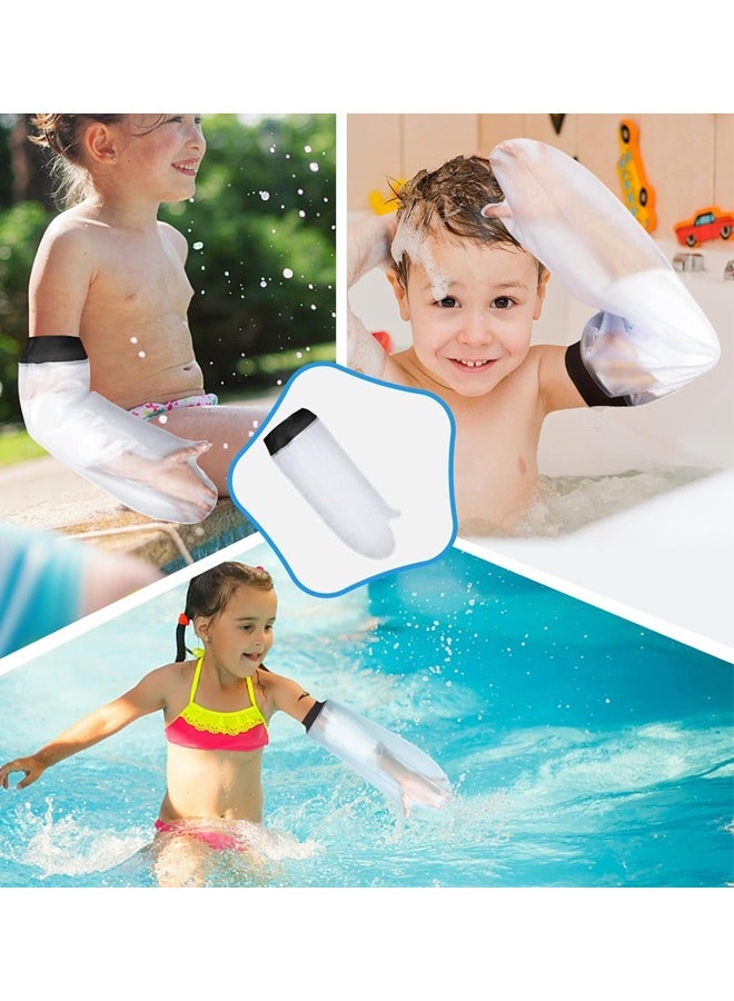 Generic Plaster Arm Waterproof Cover Reusable Swimming Shower Waterproof Cast and Dressing Bath Protector for Broken Children's Arm Bag (Transparent) - Image 5