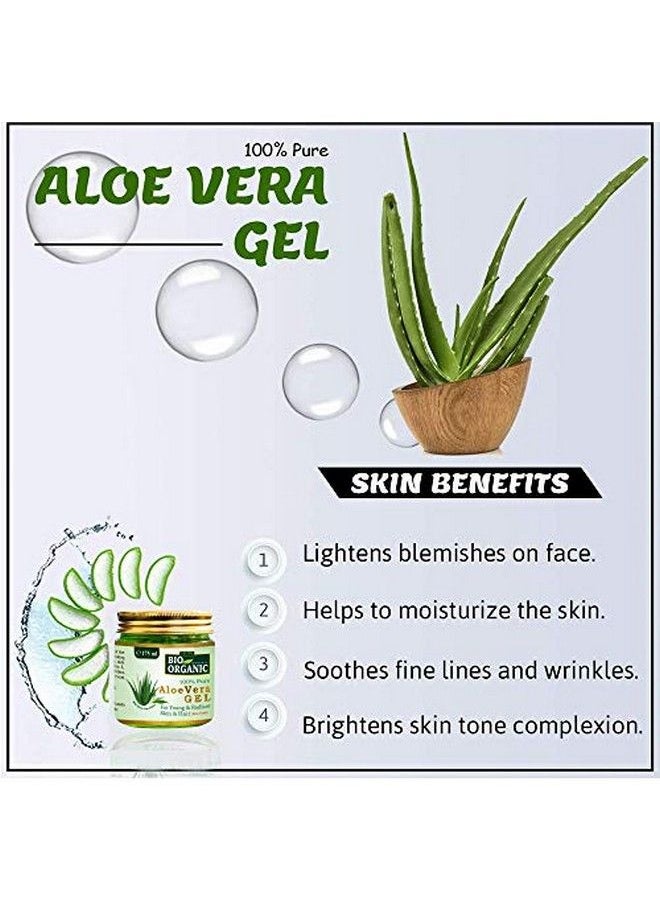 Indus Valley - Bio Organic Nontoxic Aloe Vera Gel Set Of 3 For Acne Scars Glowing & Radiant Skin Treatment (175X3=525Ml) - Image 1