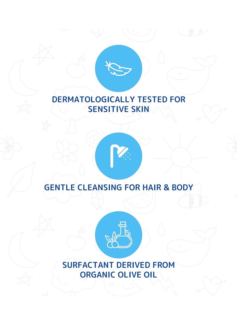 FRIENDLY ORGANIC Baby Shampoo & Body Wash 400 ML  - Image 3