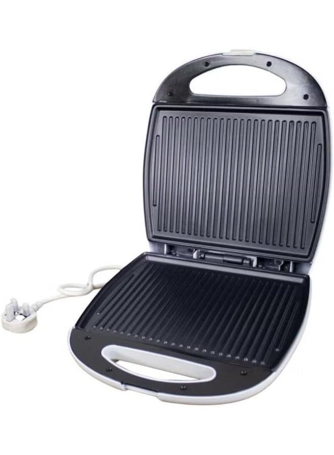 هايماكس صانعة سندويشات هيماكس، شواية بأربعة شرائح - ألواح غير لاصقة، مقبض بارد الملمس، حماية من الحرارة الزائدة، محمصة شواء - 1100-1300 واط، 220-240 فولت (صانعة سندويشات بأربعة شرائح) - Image 2