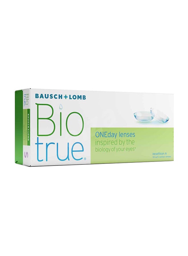 Unisex Pack Of 30 Biotrue One Day Contact Lenses -10.00