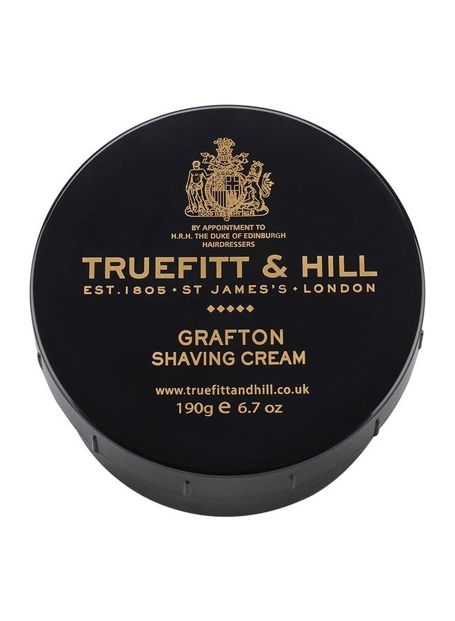Truefitt & Hill Grafton Shaving Cream For men | 190gm Bowl - Image 1