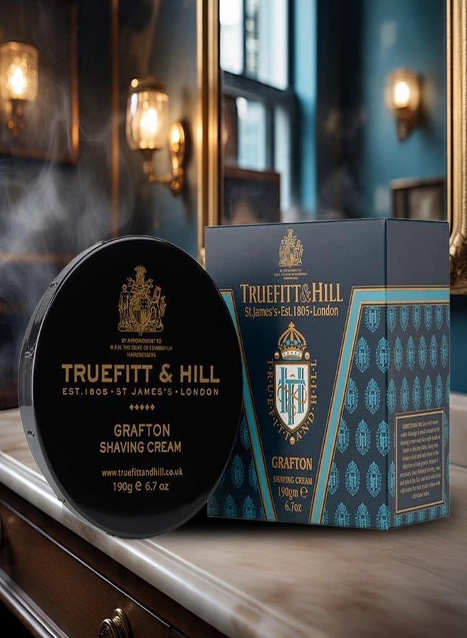 Truefitt & Hill Grafton Shaving Cream For men | 190gm Bowl - Image 2