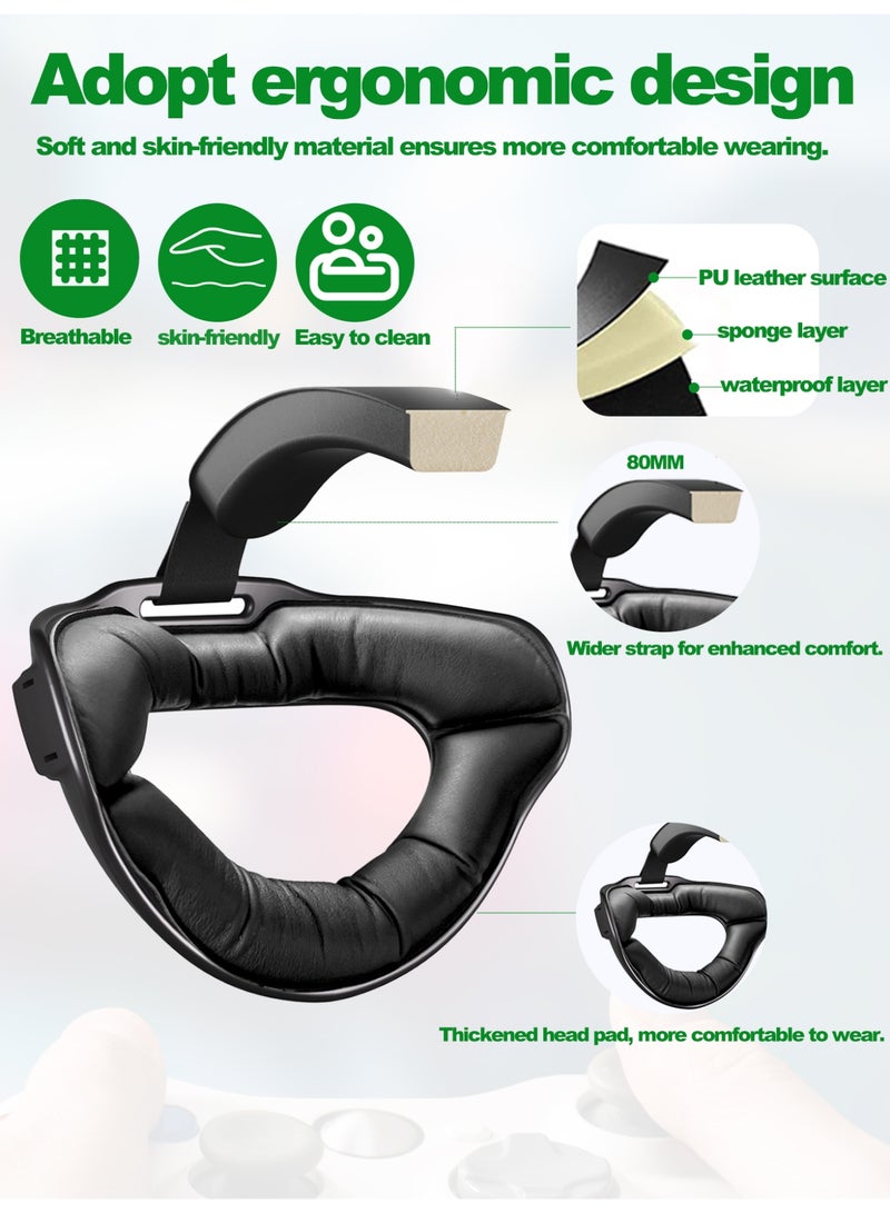 DYSWEI Meta Quest 3 Quest 3 Pro Head Strap with 10000mAh Battery Fast Charging VR Power Pack for Extended Gaming Outdoor Travel Daily Use - Image 5