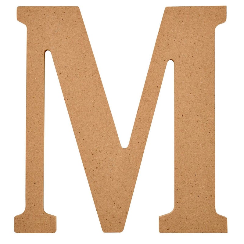 Plaid Unfinished Wood Letter 8 Wooden Surface Perfect for DIY Arts and Crafts Projects 63592 - Image 3