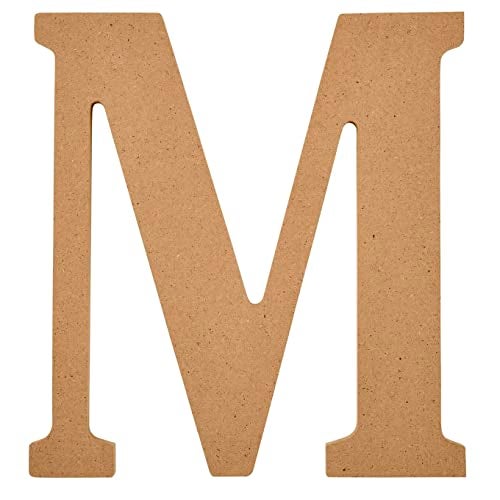 Plaid Unfinished Wood Letter 8 Wooden Surface Perfect for DIY Arts and Crafts Projects 63592 - Image 1
