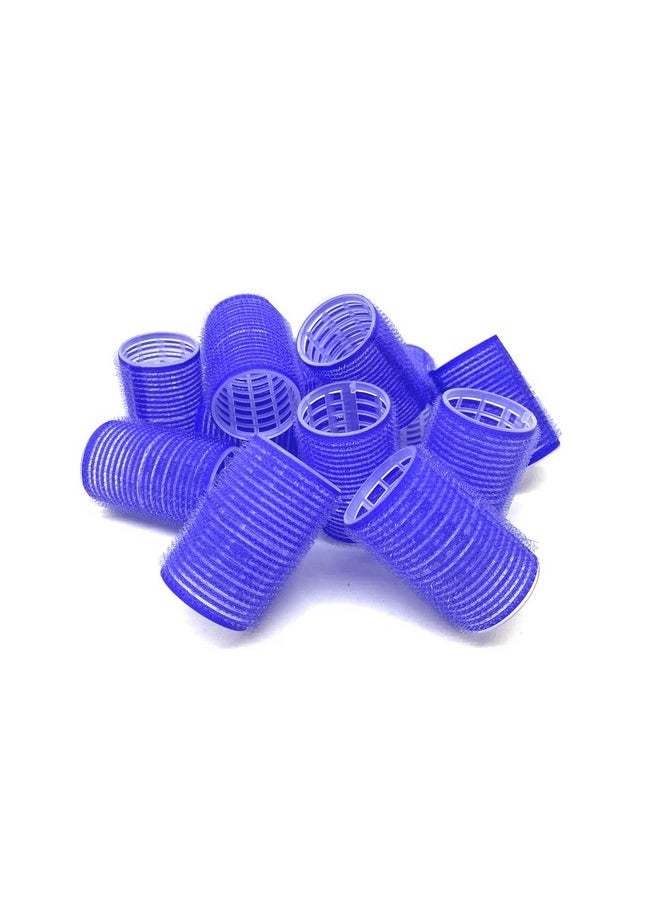 THE UM24 Set of 12-40mm (1-1/2”) Self Grip Hair Rollers Pro Salon Hairdressing Curlers Large For Long Hair  - Image 2