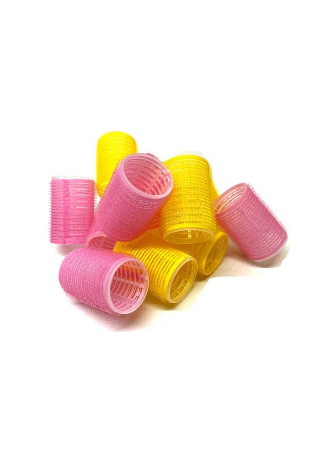 THE UM24 Set of 12-40mm (1-1/2”) Self Grip Hair Rollers Pro Salon Hairdressing Curlers Large For Long Hair  - Image 4