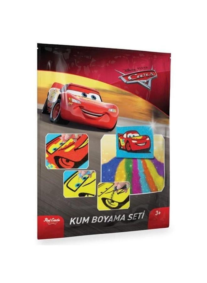 السيارات - مجموعة الرسم بالرمل - بطاقة واحدة