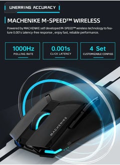 MACHENIKE M7 PRO Wireless Gaming Mouse Rechargeable Dual Mode Gaming Mice 8000 DPI Gaming Office Special Computer Mouse For Laptop Desktop  - Image 4