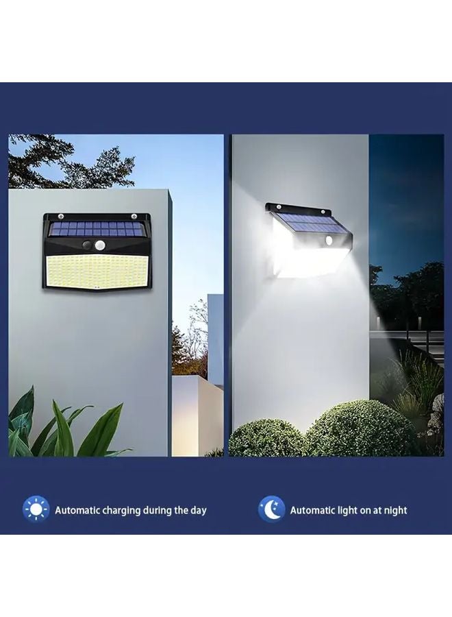 318 LED Solar Motion Sensor Wall Light Outdoor IP65 Waterproof 2 Pack - Image 5