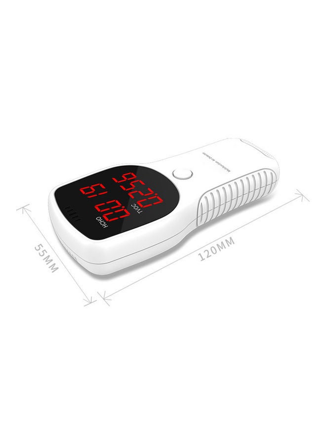 NIBEMINENT ZYG-010 Multifunctional Air Detector LCD Digital Quality Monitor White 16.40x5.00x10.80cm - Image 2