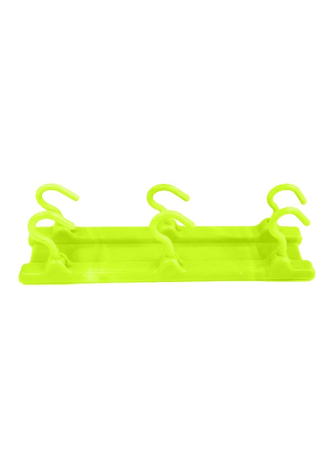 6-Piece Kitchen Cabinet Ceiling Hooks Green 