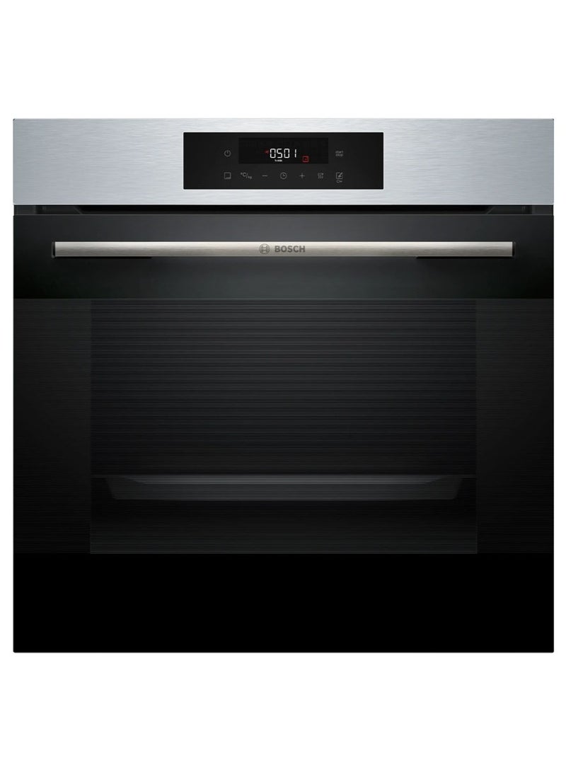 بوش Series 6, 76L Built-In Oven, 3D Hotair, EcoClean Direct, AutoPilot HJG852YS0M stainless_steel - Image 1