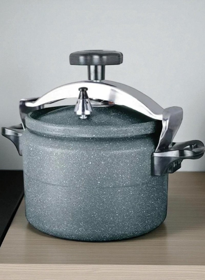 دي إل سي  24سم طنجرة ضغط جرانيتية سعة 7 لتر DLC-36239 رمادي - Image 3