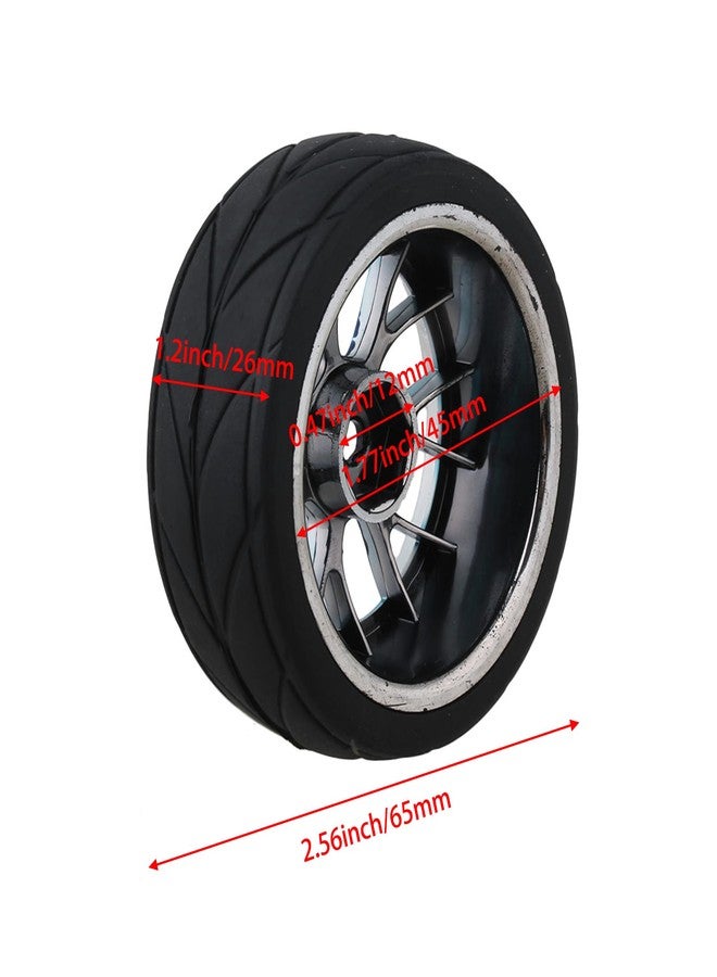 Mxfans RC 1:10 On-Road Racing Car Tires & Y Shape Wheel Rims Blue Pack of 4 - Image 5