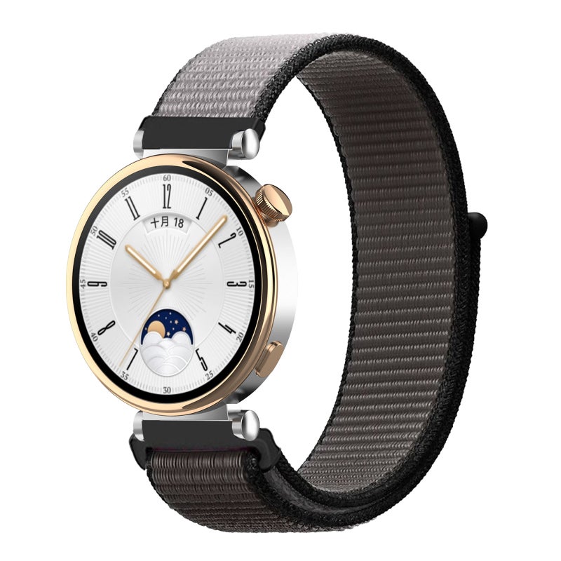 إيروريكس سوار ساعة عالمي من النايلون مقاس 18 مم (رمادي مرساة) - Image 1