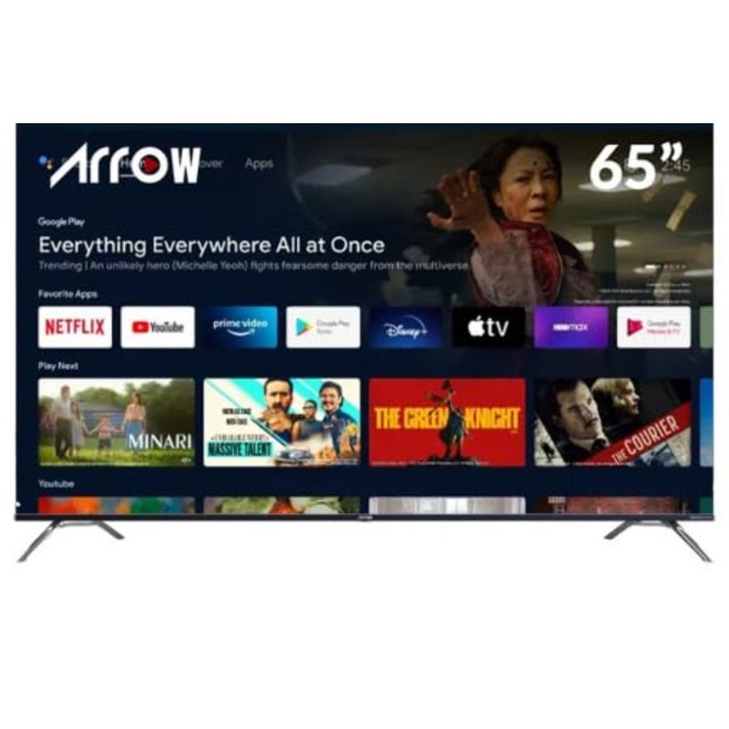 Living room QLED TV, 65 inches, black, 4K UHD resolution with smart features and immersive color accuracy - Image 4