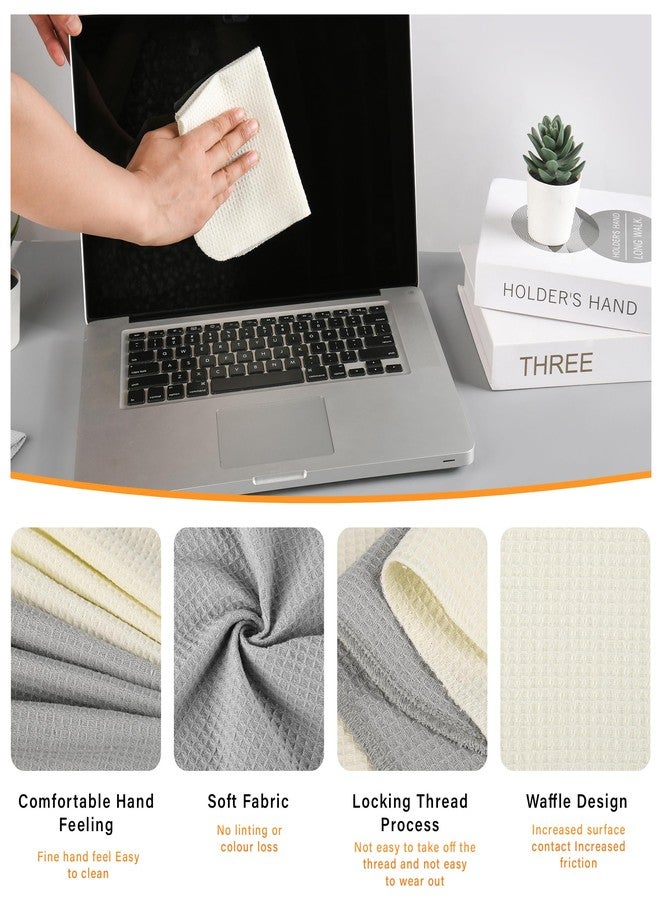 Buowinixi Paperless Towels，Reusable Paper Towels Washable,Cotton Cleaning Cloth,10"x12", for Cleaning & Drying (10, LightGreen) - Image 2