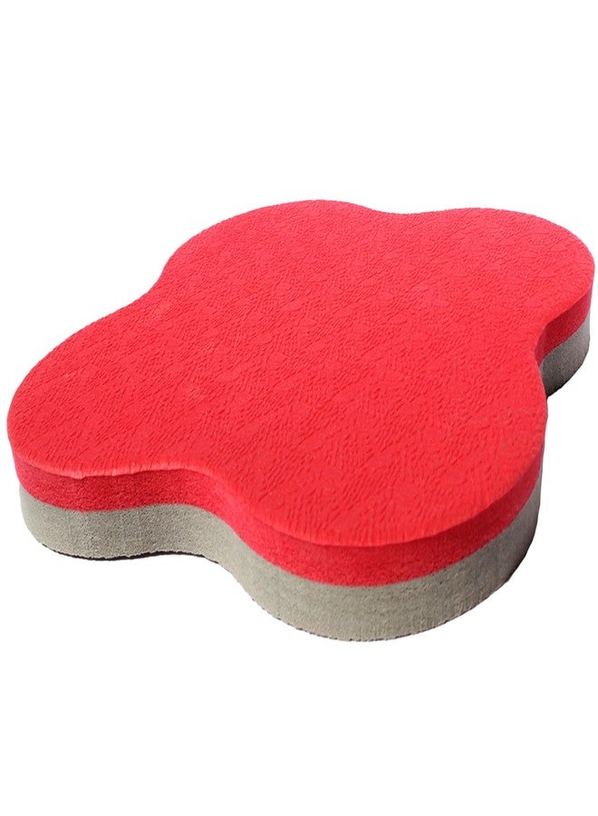 The Yogis Yoga Elbow Knee Pads, Yoga Mat Pads Support |Red Grey | Pc-2 - Image 3