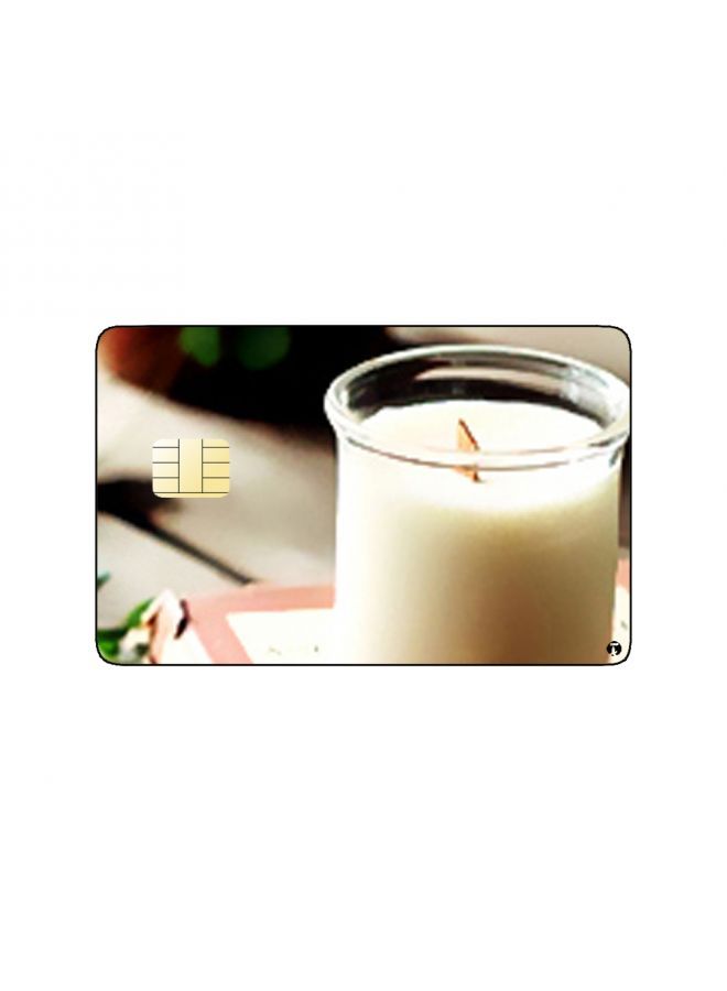 RKN PRINTED BANK CARD STICKER Beautiful Candle Picture With Book - Image 2