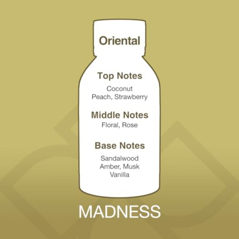 Madness Aroma Blend 500ml Invigorating and Powerful, Eco-Friendly, Odour Neutralizing, MSDS Certified, Made in the UK - Image 2