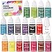 Treedoa Food Coloring Liquid Set18 Colors x 10ml Food Grade Food Dye Edible Vibrant Liquid Color for Cake DecoratingBakingEaster EggIcingFondantCookiesSlime Making DIY Supplies Kit 035 Fl ozBottles - Image 2