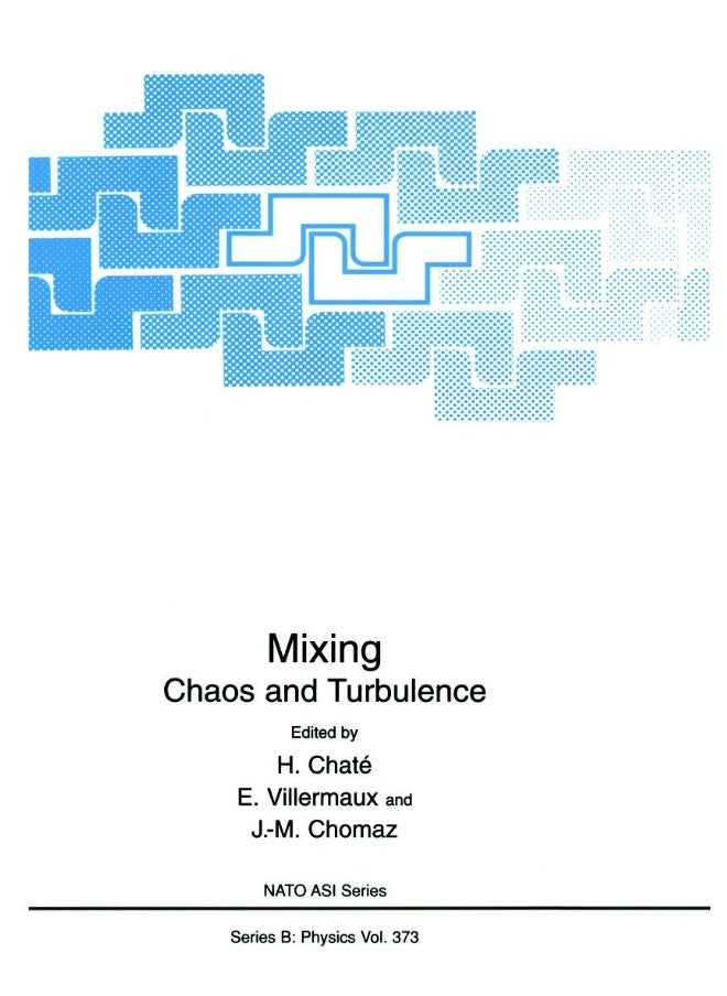 Mixing: Chaos and Turbulence 