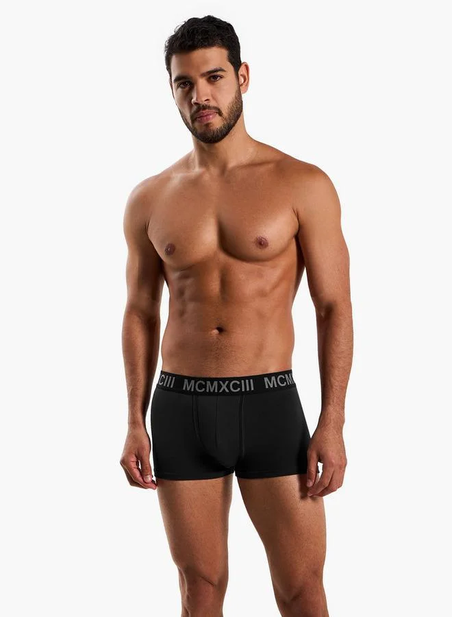 Splash FAV Men Printed Waistband Hipster Trunks - Pack of 3
