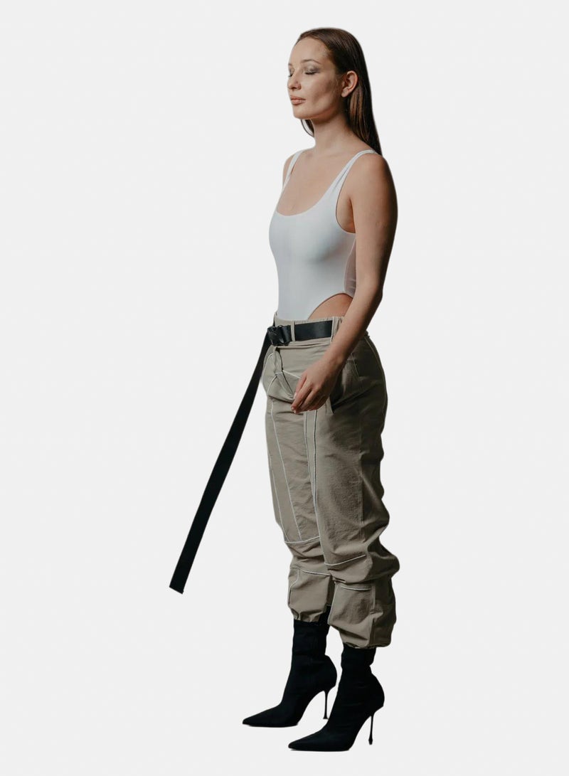 Stache Contrast Piping Pants - Image 3