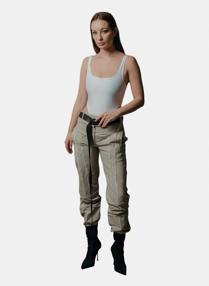 Stache Contrast Piping Pants - Image 1