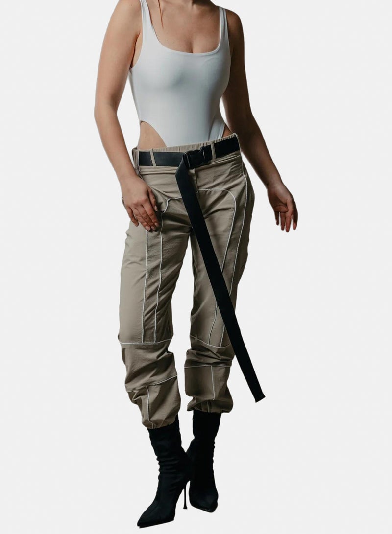 Stache Contrast Piping Pants - Image 2