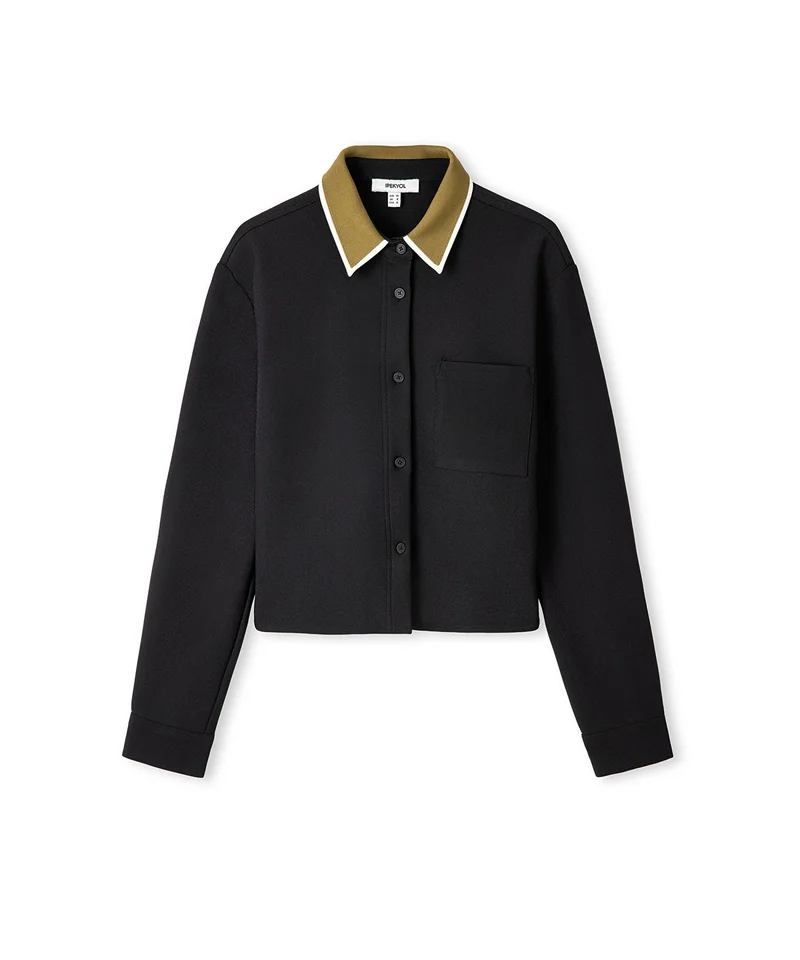 Ipekyol  Regular Fit Contrast Collar Shirt for Women | Best Price UAE