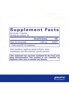 Pure Encapsulations Niacinamide | Vitamin B3 Supplement to Support Energy Metabolism, Joint Mobility, and Metabolic Function* | 90 Capsules - pzsku/ZABA2957DF56387155DDAZ/45/_/1732278638/39971b1d-4f37-460a-bd1f-7f9298f1dd3a