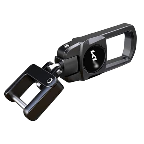 Greenworld Black Color Fob Key Heavy Duty Keychain Compatible With Seltos Sonet Carens Carnival (Only Keychain) - Image 1