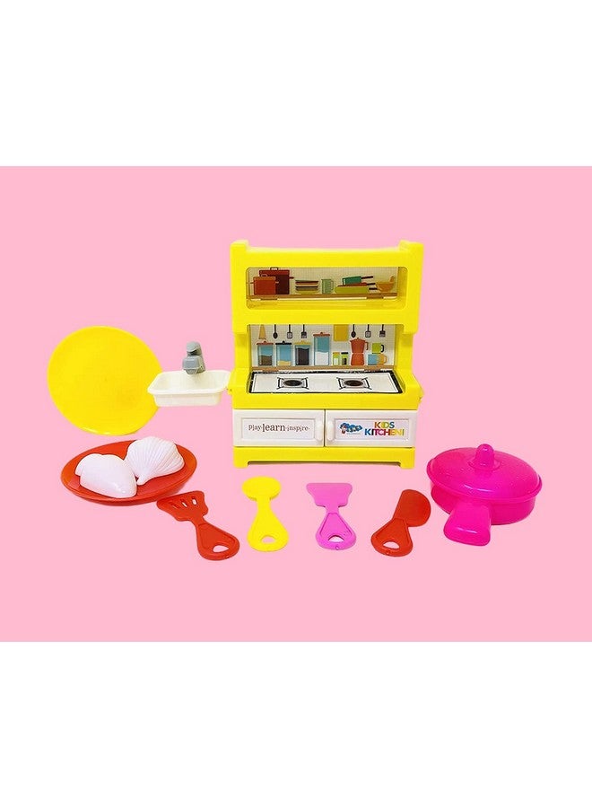 بلوسوم مجموعة أدوات مطبخ بلوسوم (مجموعة من 13 قطعة) للأطفال، لعبة تعليمية تعليمية للأطفال الصغار، لعبة طبخ جماعية (متعة المطبخ) - Image 4