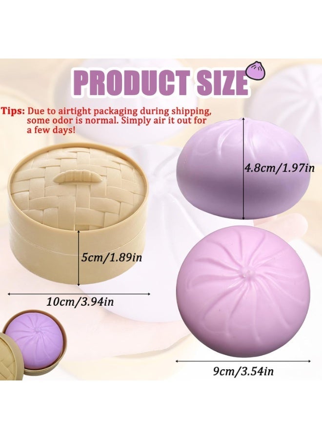 Day Wins Dumpling Squishy Toy,Large Cute Fingertip Sensory Dough,A Steamed Bun-Shaped Stress-Relieving Toy Suitable for Adults and veryone,Perfect for Classroom... - Image 4