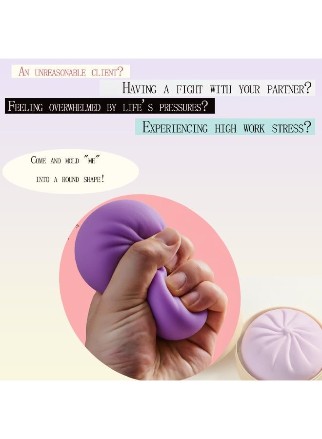 Day Wins Dumpling Squishy Toy,Large Cute Fingertip Sensory Dough,A Steamed Bun-Shaped Stress-Relieving Toy Suitable for Adults and veryone,Perfect for Classroom... - Image 5
