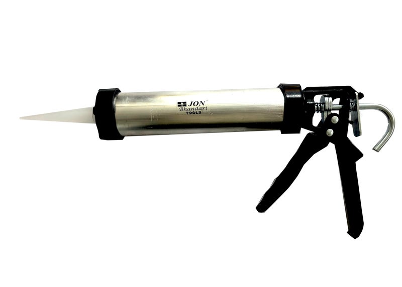 Jon Bhandari Tools Manual Aluminium Caulking Gun – Fully Enclosed Barrel for 310ml Silicone Sealant Cartridges | 9 inch Heavy Duty Applicator for Professionals, DIY, Hobbyists - Image 5