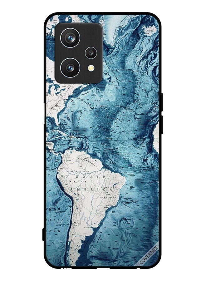 Covernex Protective Case Cover For Realme 9 Pro Map Art - Image 1