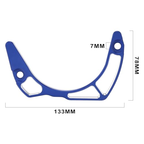 Wacece ATV Case Saver Engine Case Guard CNC for Raptor 700 2013-2025 Raptor 700R 2009-2025 Raptor 700R SE 2013-2025 Raptor 700 SE 2009-2012 Blue - Image 3