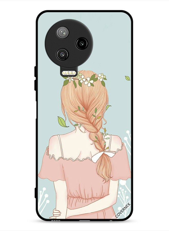 Covernex Infinix Note 12 Pro 4G Protective Case Cover Standing Girl Looking Cute - Image 1