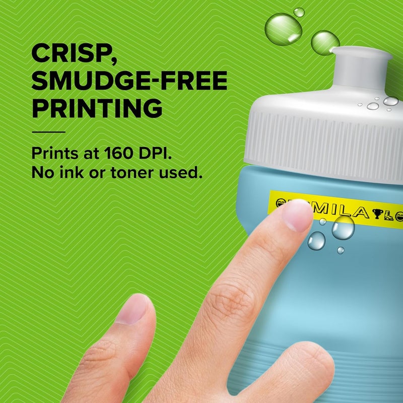 Dymo Letratag Plastic Label Tape, 12 Mm X 4 M Roll, Yellow - Image 4