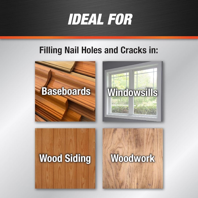 DAP Painter's Putty '53' - 8 oz Interior/Exterior Putty for Wood Surfaces - Image 4