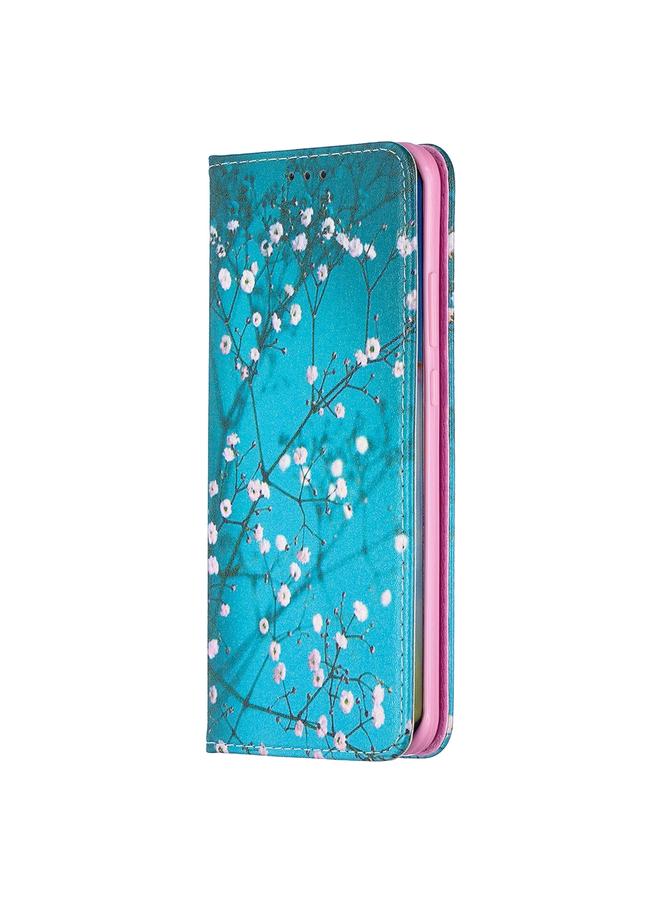 S-TOP Case For Huawei P40 Pro Colored Drawing Pattern Invisible Magnetic Horizontal Flip PU Leather Case with Holder & Card Slots & Wallet - Image 2